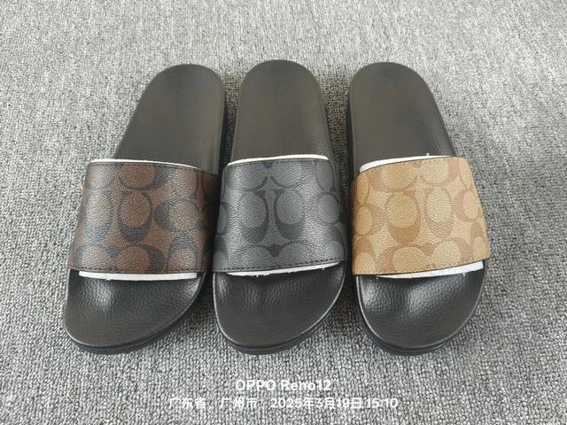 上新啦～～2025寇驰Coach薪款拖鞋35-45,