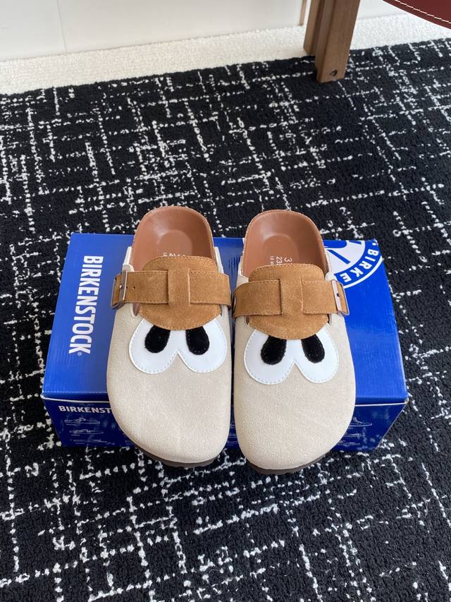 代购级 Birkenstock 25Ss 新款 勃肯 情侣款 包头拖 这两个品牌刚出联名我就心动了 代购找很久才买到货，真的一鞋难求，真的超级好看，姐妹们给我冲