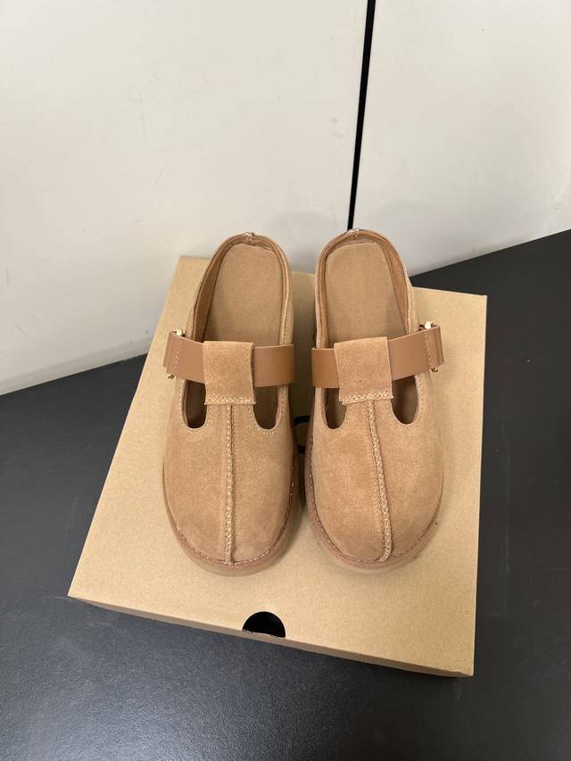 2680Ugg春款新款，金星克罗格鞋 厚底款 New 巨舒服巨好看 鞋底7厘米厚度增高，小个子女生必备鞋面魔术贴封扣鞋垫防臭 Eva内底 甘蔗Eva外底，可循环