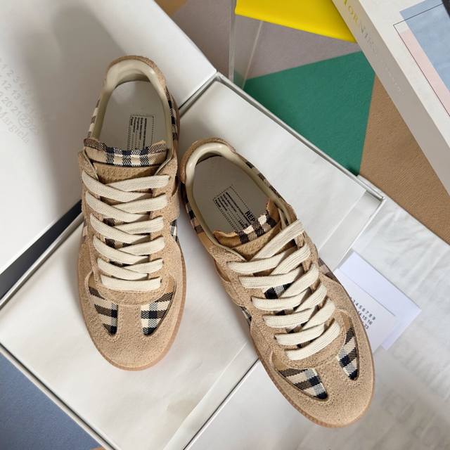 顶级版本：布面 Maisonmargiela Mm6 马吉拉 情侣款 德训鞋 休闲 运动鞋 原版购入开发 做货 鬼才设计师品牌，一个轻奢品牌 这一款德国训练鞋延