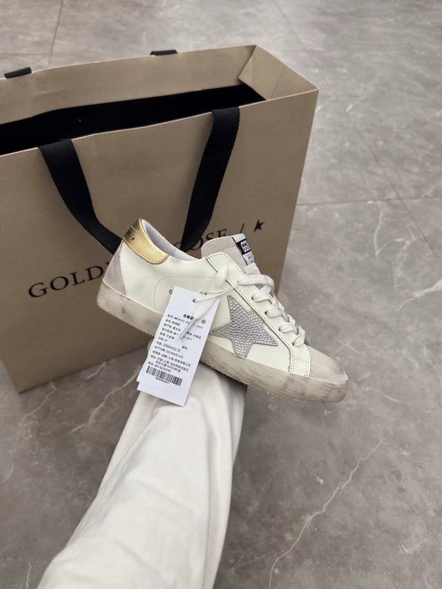 长期做货.订单询价 金尾钻星情侣款. 原单复刻高版本.低端勿扰 Ggdb Star小脏鞋高版本男女情侣款2025新款单鞋Golden Gse Deluxe Br
