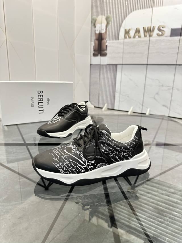 售 价: 商品商标：Berlut* 布鲁提* 低帮运动鞋 正码码数: 38-45 可订做46 商品材料：鞋面进口牛皮，透气内里，原版大底。 编 号：803