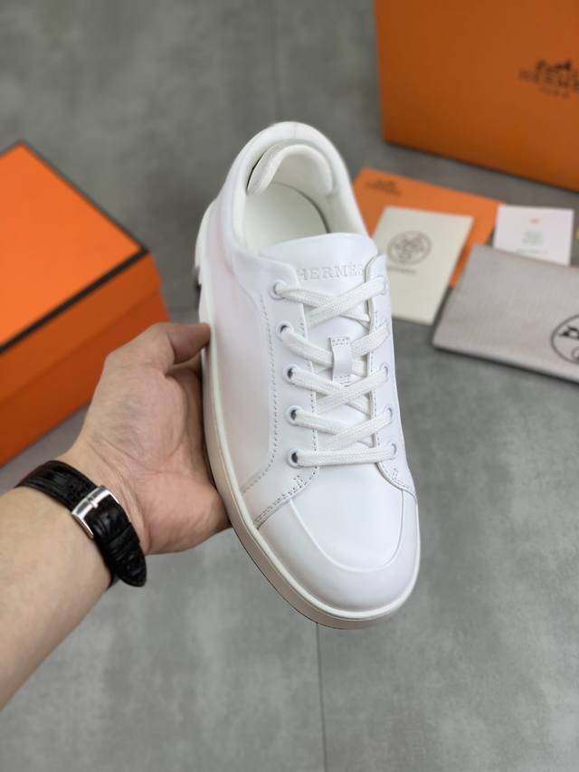 工厂P价P 实价 顶级版本 原单 Hermes爱马仕男款 Drift Sneaker 夏季新款休闲运动鞋 原版购入开发 做货 H家男士经典系列 科技透气面料搭配