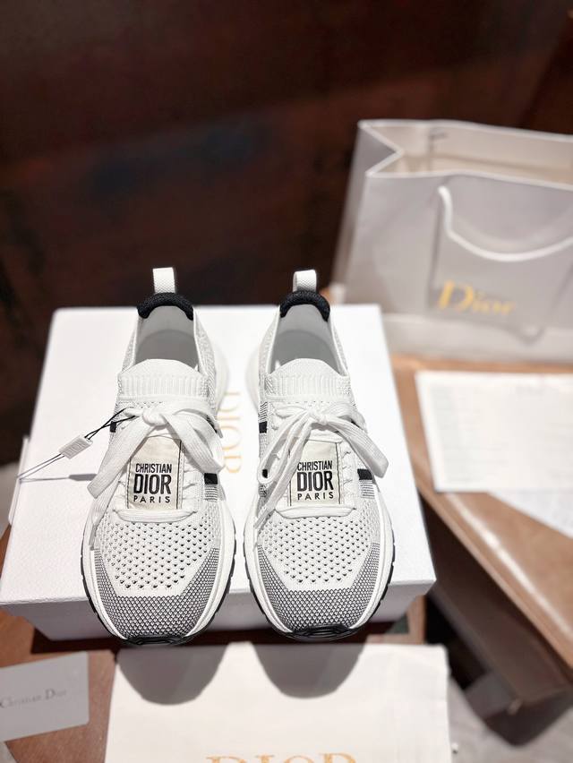 工厂P价 女装女鞋 运动原单 Dior Chrono迪奥 高版本新款.休闲.商务.集一体运动鞋. 简约超级百搭. 鞋面搭配 Logo布标.上脚完美奢华可任意搭配