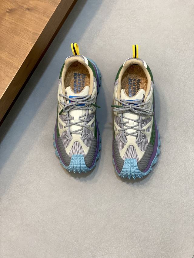 Moncler 蒙口 顶级 码数：39-44 38 45可定做 Moncler蒙口 男鞋运动鞋 Trailgrip Amoeba运动鞋Salehe Bembur