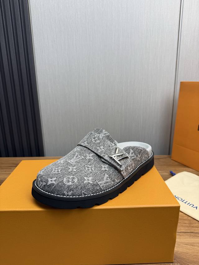 工厂P价 Lv.爆款男拖鞋热卖 官网一比一制作 38-45码 45 46 订做！