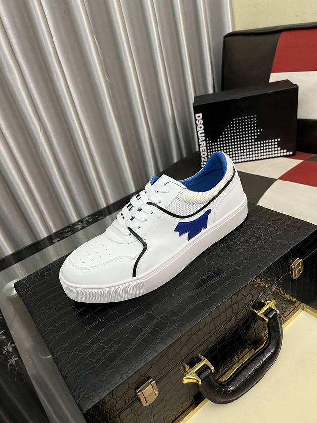 出厂价Pp： Dsquard D2次方* 低帮休闲鞋 正码码数: 38-46 商品材料：鞋面进口牛皮，羊皮内里，原版大底。