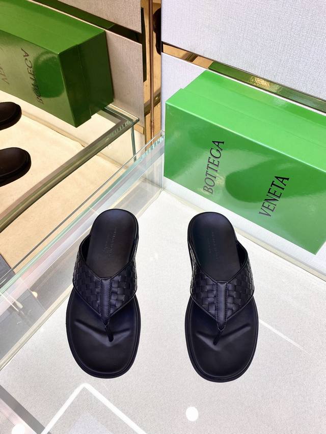 Bv家奢品男士拖鞋，1:1高端品质，最高版本高品质精品，橡胶大底 夏季必入哦！ Size：38-44 45定做