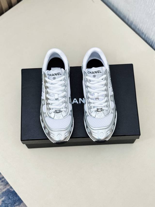 Chanel 女码少10情侣款，女 35-40，男39-44 女41.42.男45定做 香奈儿.25S.Chanel 银角大王2代！ 全新配色！全新工艺！ 6个