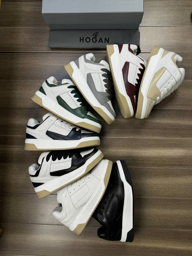 Hogan 霍根 -高端品质 原单 -鞋面：进口纳帕小牛皮、鞋舌.鞋口.加厚记忆海绵.增加舒适性 -内里：品牌帆布 -大底：超轻Tpu 橡胶; 双色成型大底 -