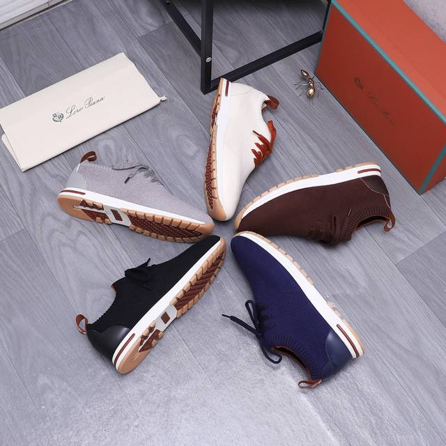 商品商标：Loropiana[诺悠翩雅] 运动 休闲鞋 正码码数: 39－44 45.46订做不退换 商品材料：精选原版飞织鞋面 超纤鞋垫 原版大底