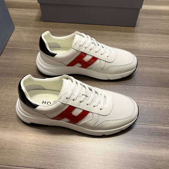 Hogan 霍根 -高端品质 原单 -原版丝绸小牛皮-品牌帆布布匹 -内里 垫脚 顶级牛皮， -原版Tpu-橡胶 双色成型大底 -超高品控做工精细，凸显 高端