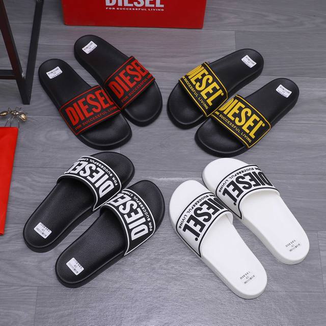 商品商标：迪赛一字拖鞋 正码码数: 40-45 商品材料：精选进口胶皮品牌鞋面 橡胶原版大底