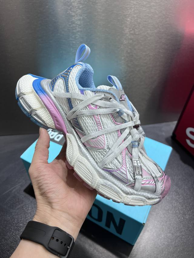 巴黎世家蜘蛛侠金属风系列 巴黎世家 户外概念鞋 Balenciaga Sneaker Tess 独家纯原版本 细节精准对位官方 私模组合大底 原装大盒 从里到外