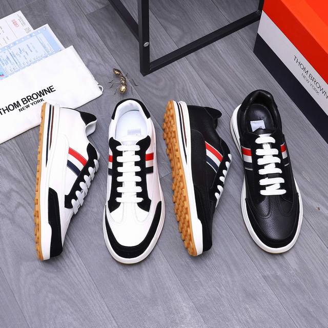 商品商标：Th0M Br0Wne 汤姆布朗 休闲鞋 正码码数: 38-44 商品材料：精选牛皮搭配磨砂鞋面 羊皮内里 橡胶大底