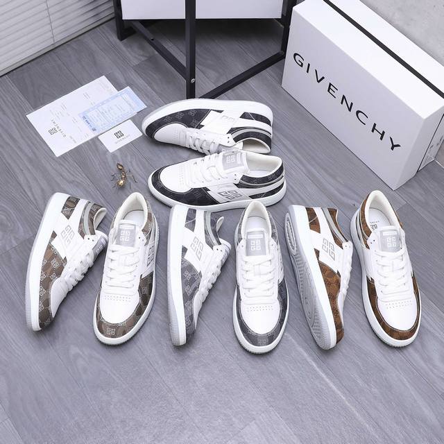 商品商标：Givenchy 纪梵希 休闲鞋 正码码数: 38-44 45定做不退换 商品材料：精选牛皮拼接鞋面 网内里 牛皮鞋垫 原版大底