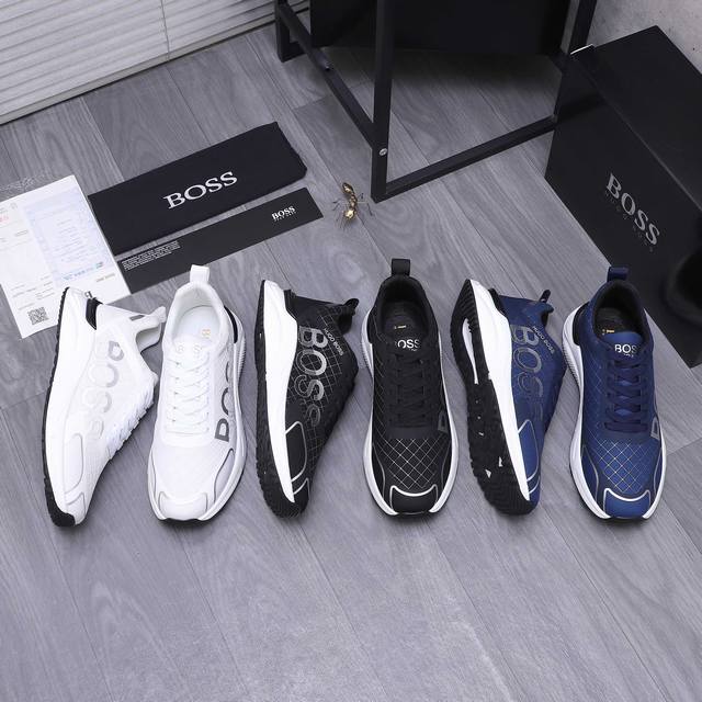 商品商标： ＢＯＳＳ 休闲鞋 正码码数: 38-44 45定做不退换 商品材料：精选织布印花鞋面 网内里 牛皮鞋垫 橡胶大底