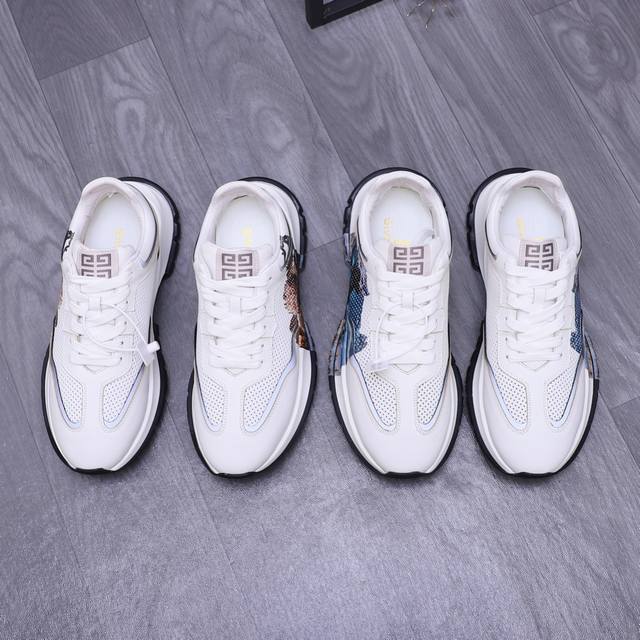 商品商标：Givenchy 纪梵希 休闲鞋 正码码数: 38-44 商品材料：精选牛皮印花鞋面 猪皮内里 原版大底