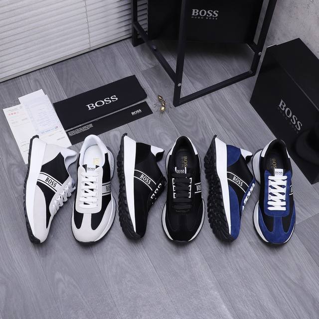 商品商标： ＢＯＳＳ 休闲鞋 正码码数: 38-44 45订做不退换 商品材料：精选磨砂皮透气网鞋面 牛皮鞋垫 网内里 原版大底