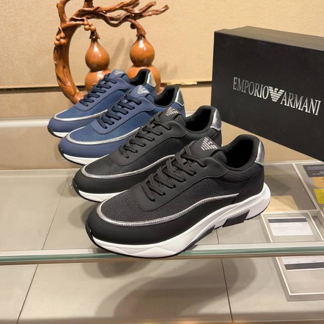 阿玛尼 Armani Exchange 官网最新款 Ax时尚休闲男鞋，爆款版型简洁大气，潮男专属.独有的官网最新品牌元素元素原版装饰，时尚又大方，面料原版牛皮羊