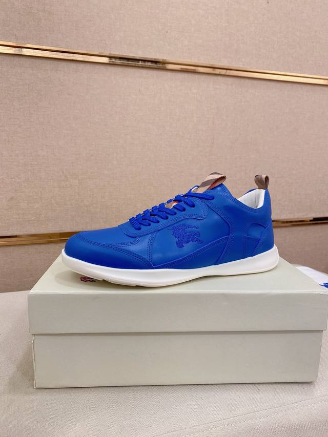 工厂P价 Burberr Su25全新Matrix复古运动鞋 Size；38~44 45定制 小牛皮 夏季时装秀主打款式 上脚复古休闲 轻便舒适 巴宝莉首次亮相