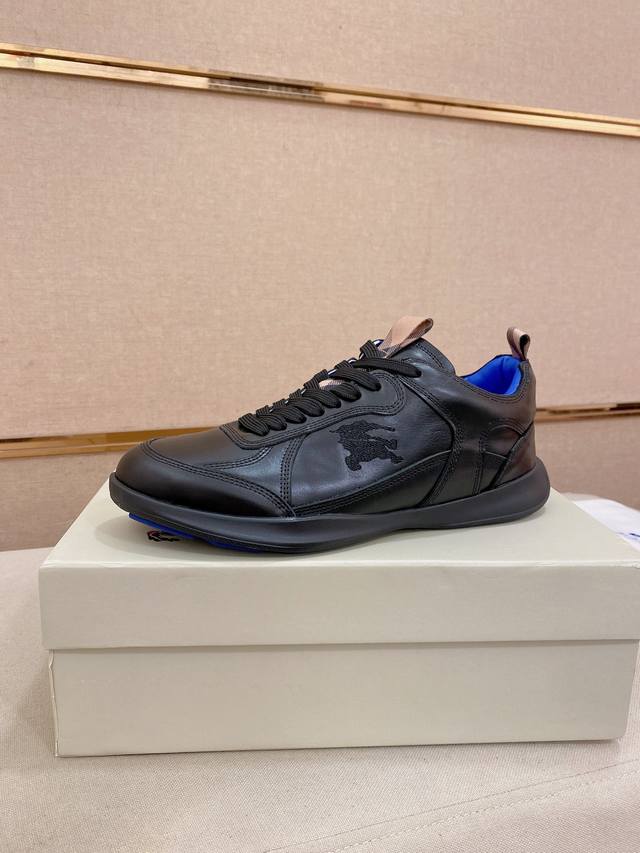 工厂P价 Burberr Su25全新Matrix复古运动鞋 Size；38~44 45定制 小牛皮 夏季时装秀主打款式 上脚复古休闲 轻便舒适 巴宝莉首次亮相