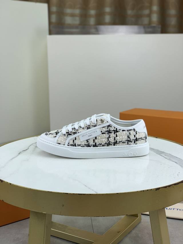 工厂P价P 实价 顶级版本 Louis Vui Tton Ss25 New Arrival～情侣款 L家经典厚底运动鞋2025秋冬新版面 本款Time Out