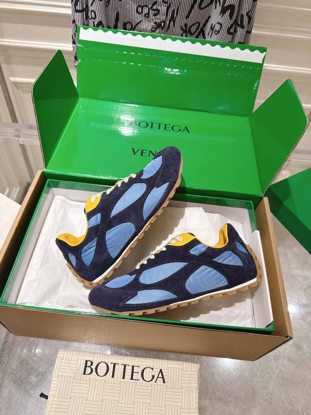 出 顶级版本 再次升级原版1:1配飞机盒 Bottega Veneta Bv 25 新款复古Eliot 休闲 运动鞋整双鞋子采购Zp开发打造，全部定制材料，独家