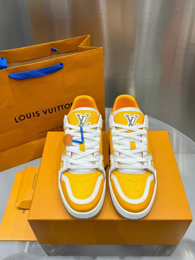 冲量价: Louis Vuitton By Virgin Abloh最好看的运动鞋，驴牌力推新品，官网限定款复古篮球运动鞋！高帮低帮均花血本购入原版1:1精准复
