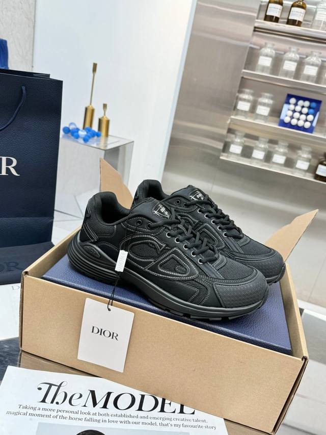 冲量价: 顶级版本！！！ Dior迪奥X石头岛Stone Island 联名款B30系列 休闲 运动鞋 老爹鞋 原版购入开发 做货 这次精彩的合作堪称一场别开生
