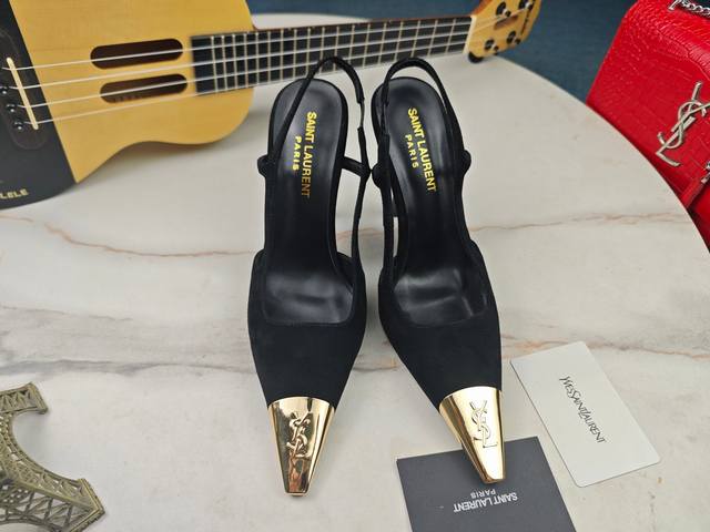 冲量价: Saint Laurent 圣罗兰、高跟Ysl字凉鞋 早秋专柜同步最新款、Ysl、装饰 经典上乘美艳力作 专柜最火春夏系列 兼备气质 时尚 经典耐看的
