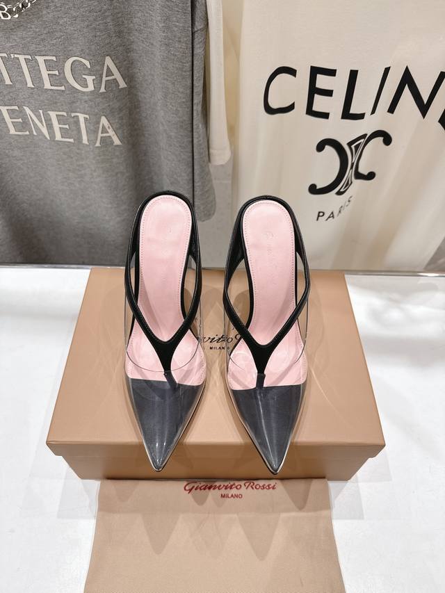 高版本出厂 吉安维托 罗西 Gianvito Rossi 2025Ss官网最新款性感高跟凉鞋 Gianvito Rossi秉承了其传统意大利工艺，专注精巧细节，