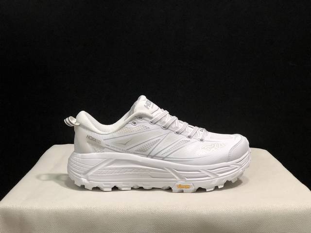顶级版本Hoka One One Mafate Speed 低帮跑步鞋男女同款 码数：36-46码 含半码 编码: 1147833-Ddw 全套得物包装：毒卡