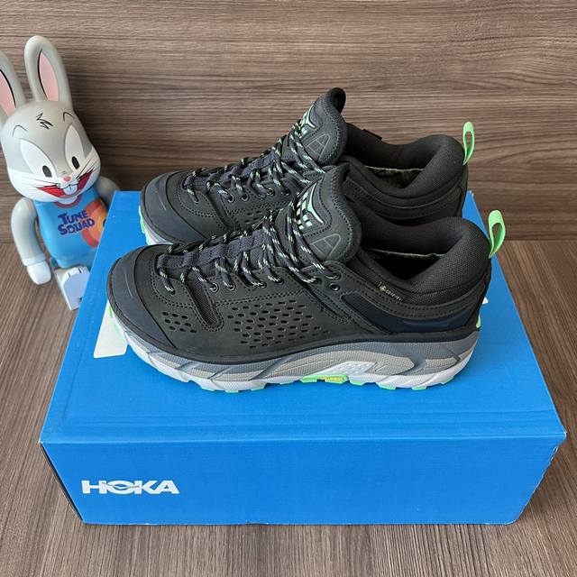 当天现货 顶级版本Hoka One One Tor Ultra Low托亚潮流户外功能鞋男女同款黑灰色。 码数：36-46码 含半码 编码: 1130310-B