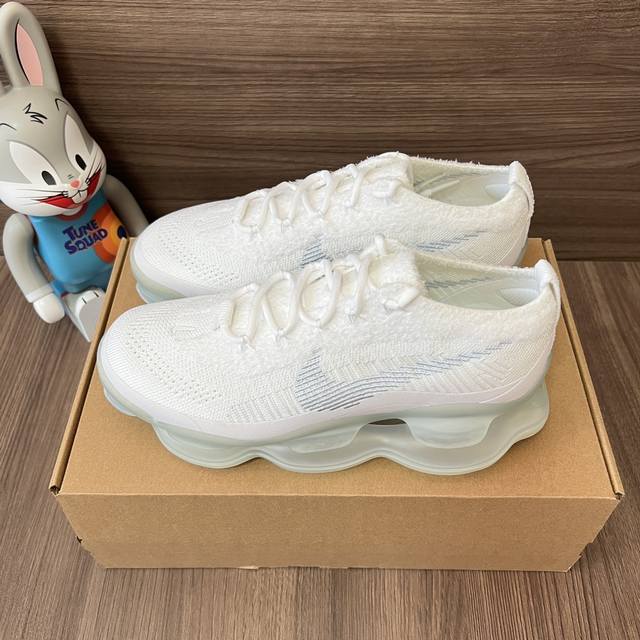 顶级版本Nike Air Max Scorpion潮流舒适减震防滑耐磨低帮跑步鞋男女同款白色。 码数：35-46码 编码: Dj 1-100 全套得物包装：毒卡