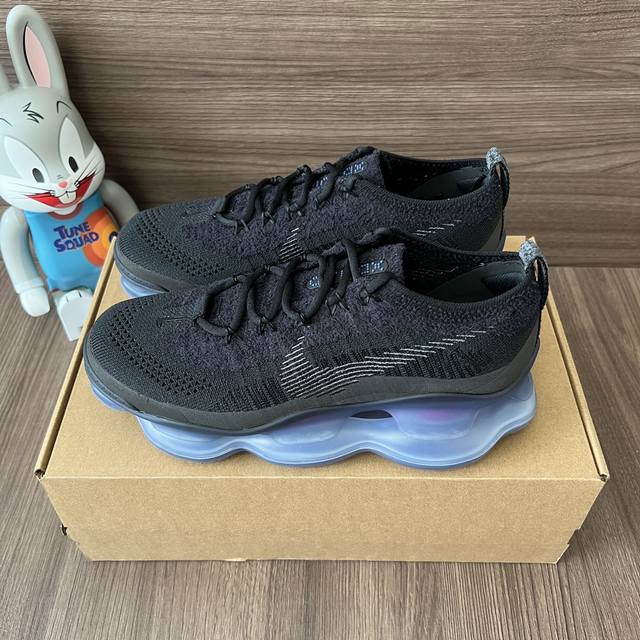 顶级版本Nike Airmax Scorpion Tk Black And Persianviolet 潮流跑步鞋男女同款黑紫。 码数：35-46码 编码: D