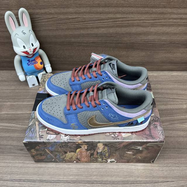 顶级版本 Nike Sb 猴王黑悟空中系帮列 全原装模原大底 全鞋原厂制定皮料，手感细正腻确折边工艺 完美节细诠释 包装:全套得物配件加固得物盒包装！ 码数36