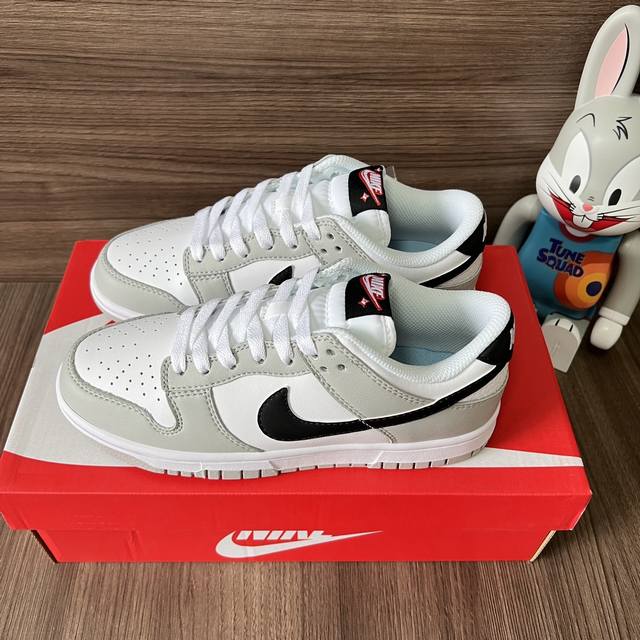 Nike Dunk Low Retro Se Scratch Off Coin Jackpot彩票潮流复古休闲低帮板鞋灰白。 码数：35.5-46码 编码: D