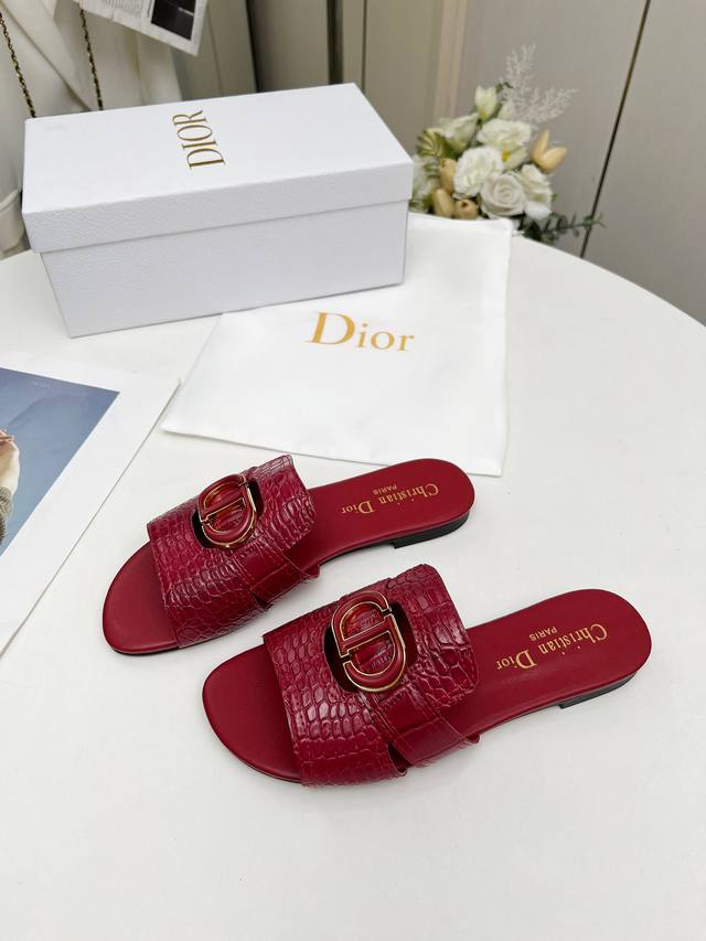 Dior春夏 新款 6色任选 码数35-42 橡胶底 真皮底