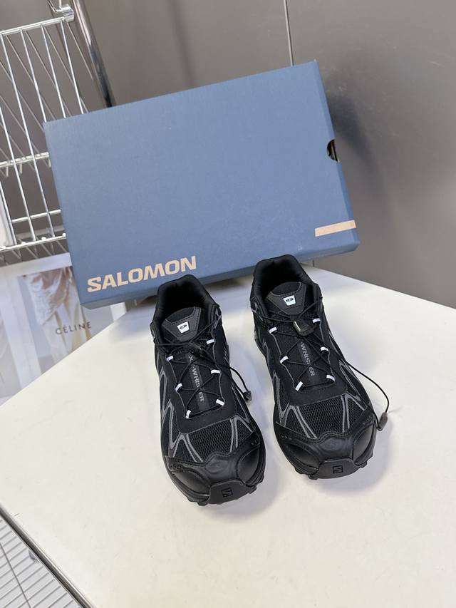 男装10 Salomon Xt Whisper 萨洛蒙 户外休闲 运动鞋 超多明星时尚博主种草原版购入开发 做货 全新演绎的专注于其空气动力学的外观上，标志性白