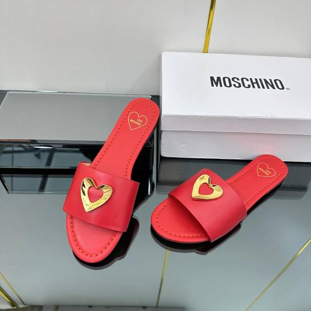 真皮底+30 Love Moschino莫斯奇经典款 牛皮面 羊皮内里 尺码35-39 40.41.42.43不退不换