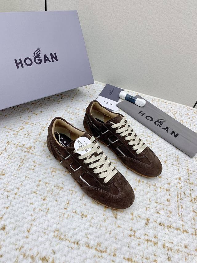 女 男 高版本 Hogan 霍根 25 86Er系列 运动 休闲 阿甘鞋 早春新品86Er系列H671运动休闲鞋复古时尚厚底鞋，以经典而不失时尚的设计演绎品牌风