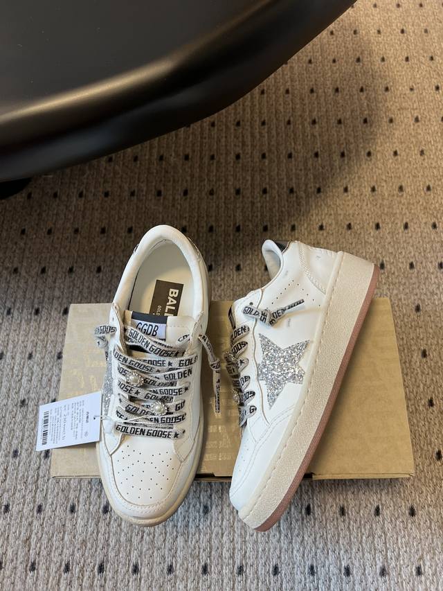 订单询价.长期做货 Ballstar2代厚底珍珠扣银星原版复刻高版本.低端勿扰 Ggdb Ball Star 系列25Ss爆款情侣款厚底 明星私服上脚示范 ×就