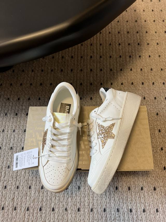 订单询价.长期做货 Ballstar2代厚底黑尾金星原版复刻高版本.低端勿扰 Ggdb Ball Star 系列25Ss爆款情侣款厚底 明星私服上脚示范 ×就是