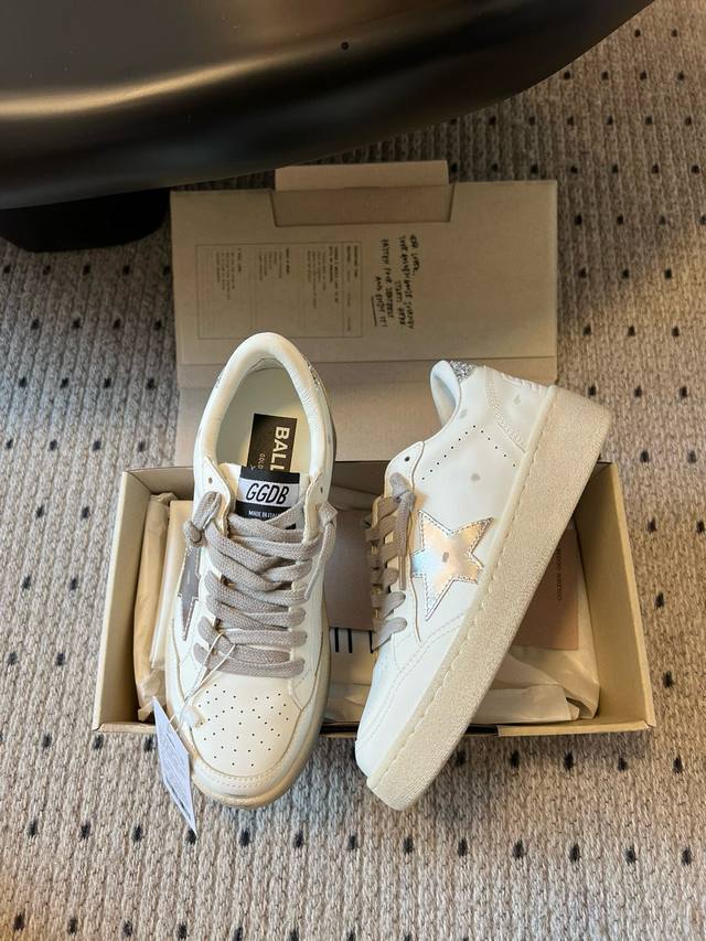 订单询价.长期做货 Ballstar2代厚底银尾银星代购高版本.低端勿扰 Ggdb Ball Star 系列25Ss爆款情侣款厚底 明星私服上脚示范 ×就是这么