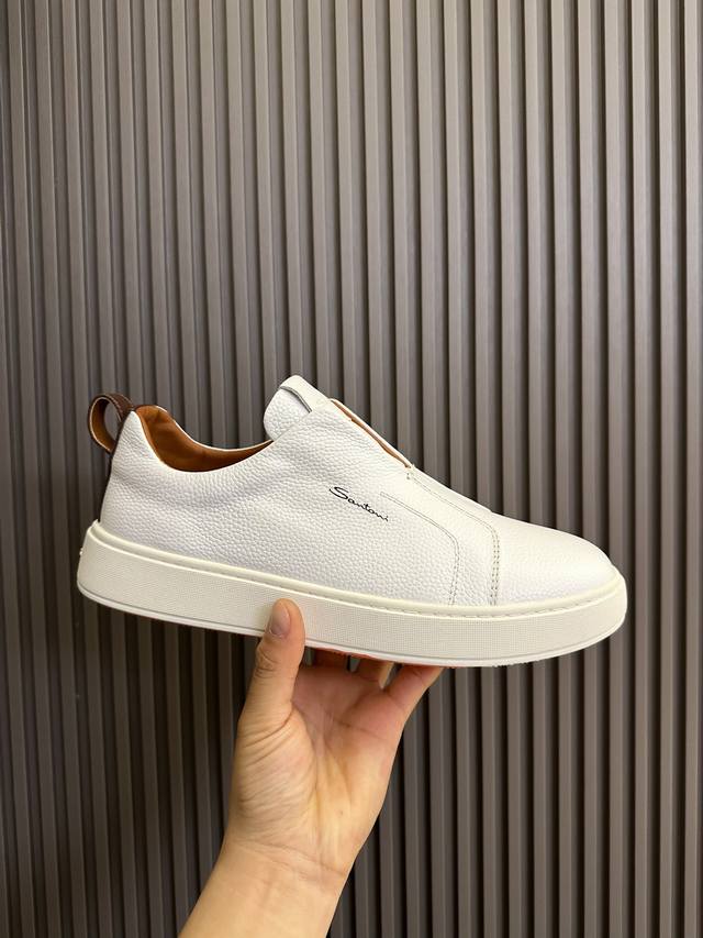 现货 Santoni 圣东尼，主卖色实拍，全牛皮鞋面，牛里，牛皮垫脚。41-46 厂价P