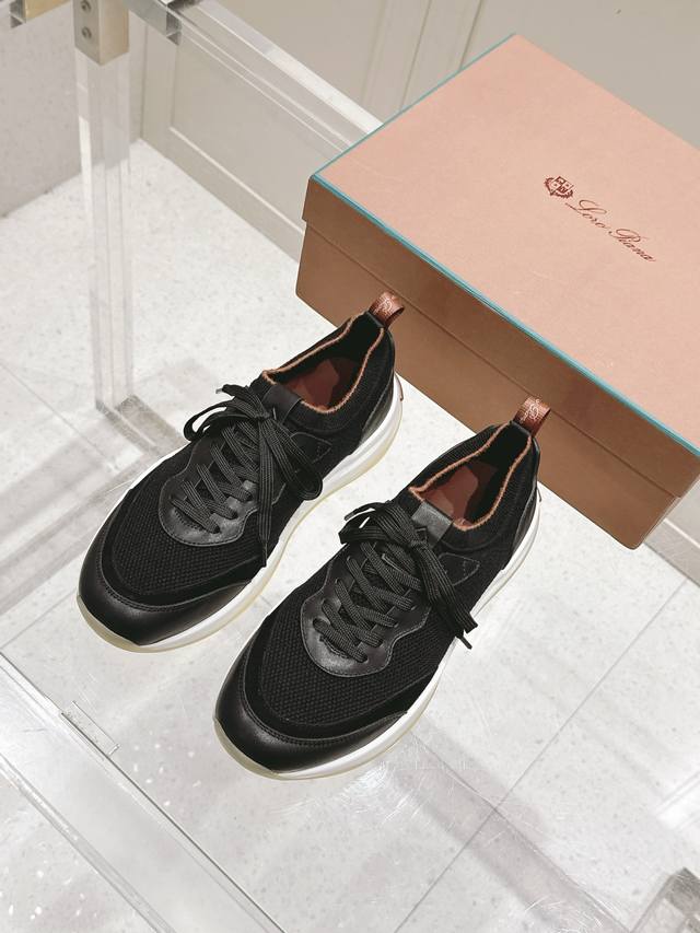 Lp诺悠翩雅顶级公司货 Loro Piana 男鞋 Lp Walk Wish 男士运动鞋 这款运动鞋以现代视角重新定义标志性360 Lp，采用全新外形和更宽大的