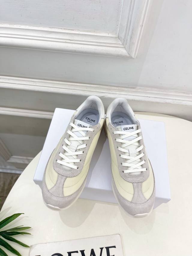 Celine 赛琳 25 2025春夏新品 Racer低帮运动鞋休闲鞋上新！ Bs这一季的赛琳真的是开了挂、太有特色了 今年必须要入手一双Celing 小白鞋