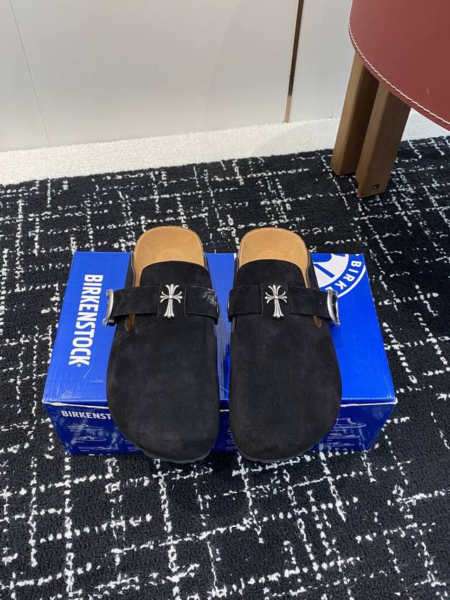 代购级 Birkenstock 克罗心 25Ss 新款 勃肯 情侣款 包头拖 这两个品牌刚出联名我就心动了 代购找很久才买到货，真的一鞋难求，真的超级好看，姐妹