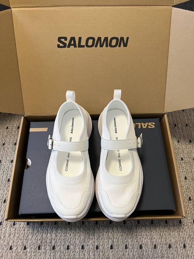 出厂 顶级版本 代购级 Cdg X Salomon 萨洛蒙 联名款Xt-6 系列 厚底 玛丽珍 休闲 运动鞋 原版购入开发 做货 延续品牌设计基因，融合简约的设